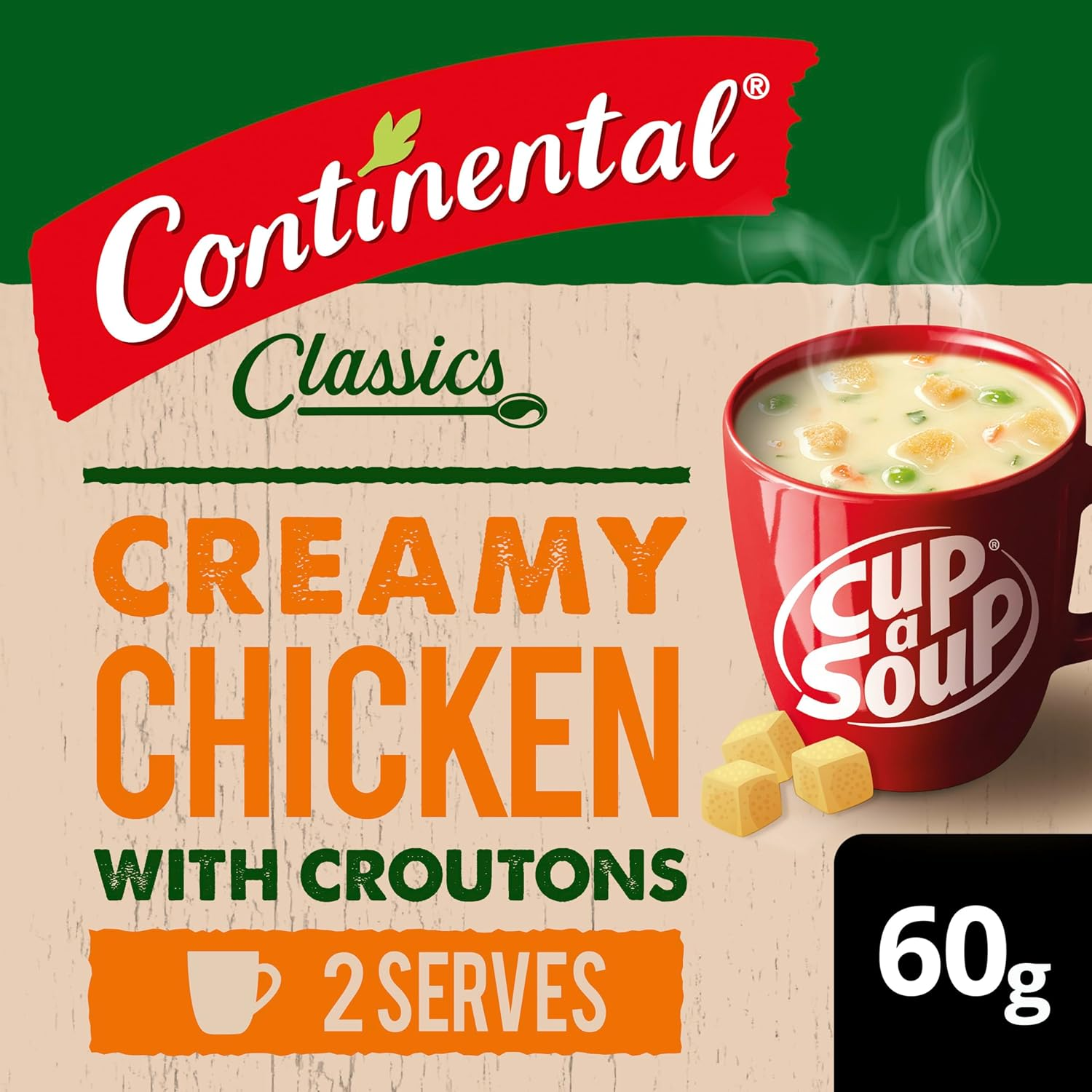 Continental Classics Creamy Chicken with Croutons Cup a Soup 60 G image number 2