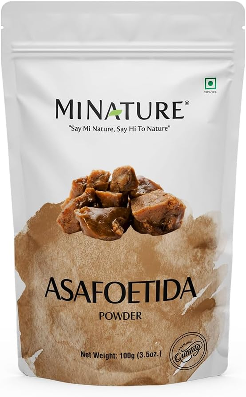 Asafoetida Powder (Hing)(Asafetida) by Mi Nature| Natural Flavor Enhancer | Strong Aromatic Spice |Digestive Support | Indian Spice for Cooking| from India|100G (3.5Oz) image number 5