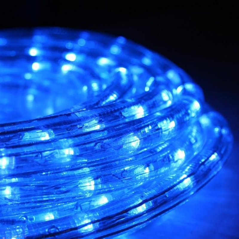 Solar Powered 10M LED Rope Light - 4 Colour Options - Blue