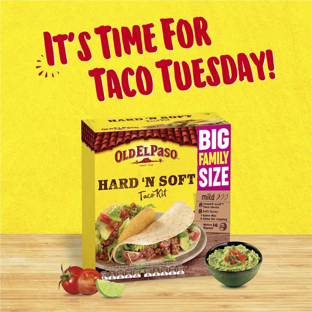 Old El Paso Bulk Hard and Soft Kit 560 G image number 3