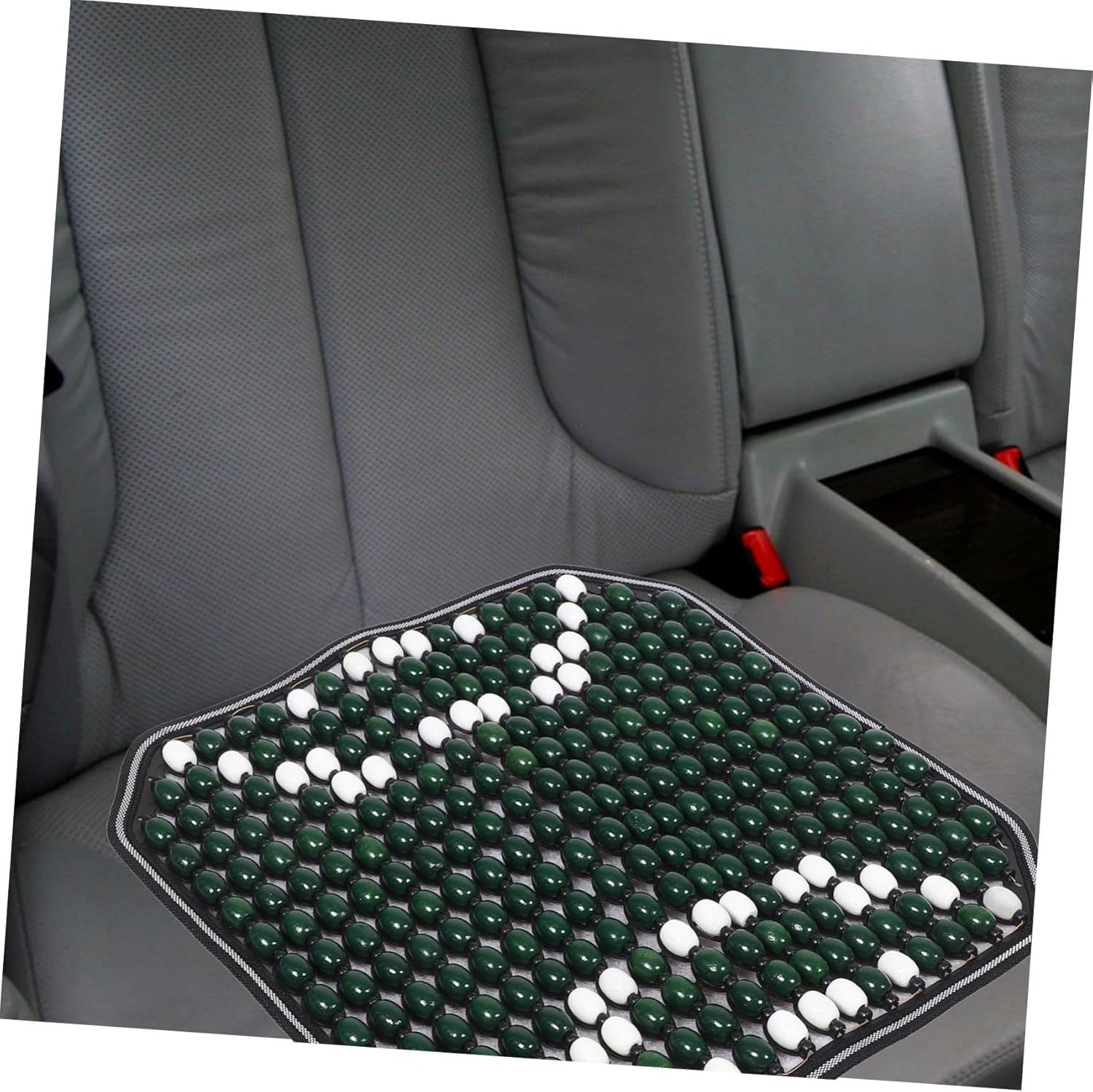 Ciieeo Bead Cushion for Car Seat Cooling Beaded Car Seat Cover for Summer Driving Breathable Beads Cushion for Long Trips image number 3