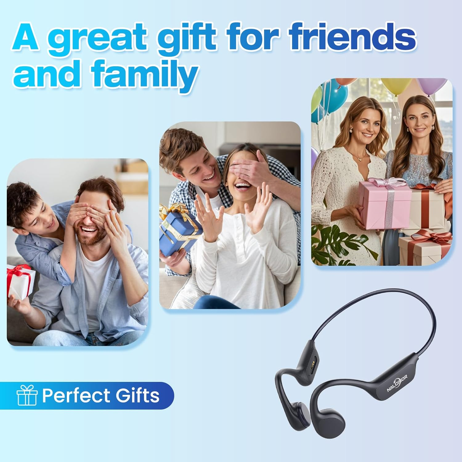 Swimming Headphones-Bone Conduction Headphones, Ipx8 Waterproof Built-In Mp3 Player 32G Memory, Underwater Swimming Headphone, Wireless Open Earphones Bluetooth 5.4, for Swimming,Running, Cycling image number 1