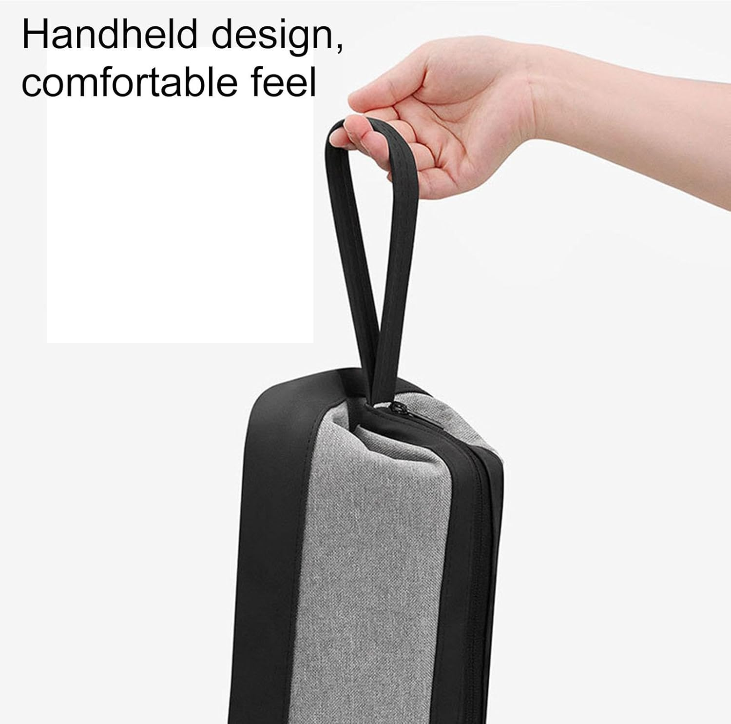 Blow Dryer Case - Hair Dryer Case, Curling Iron Bag | Dustproof Oxford Cloth Pu Leather Blow Dryer Protective Bag, Portable Hair Air Wrap Dryer Case for Outdoors, 14.96X6.29X5.51Inches image number 3