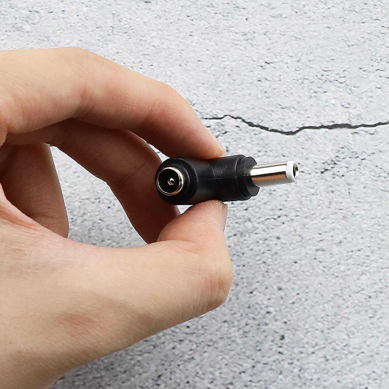 5X 5.5Mmx2.1Mm Female Socket to 5.5Mmx2.5Mm Male Plug Jack DC Power Adapter Converter Connectors for CCTV Camera Applications image number 1