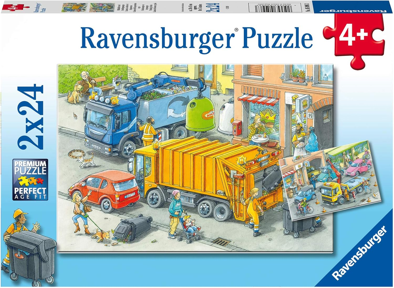 Ravensburger - Working Trucks Puzzle 2X24P image number 2