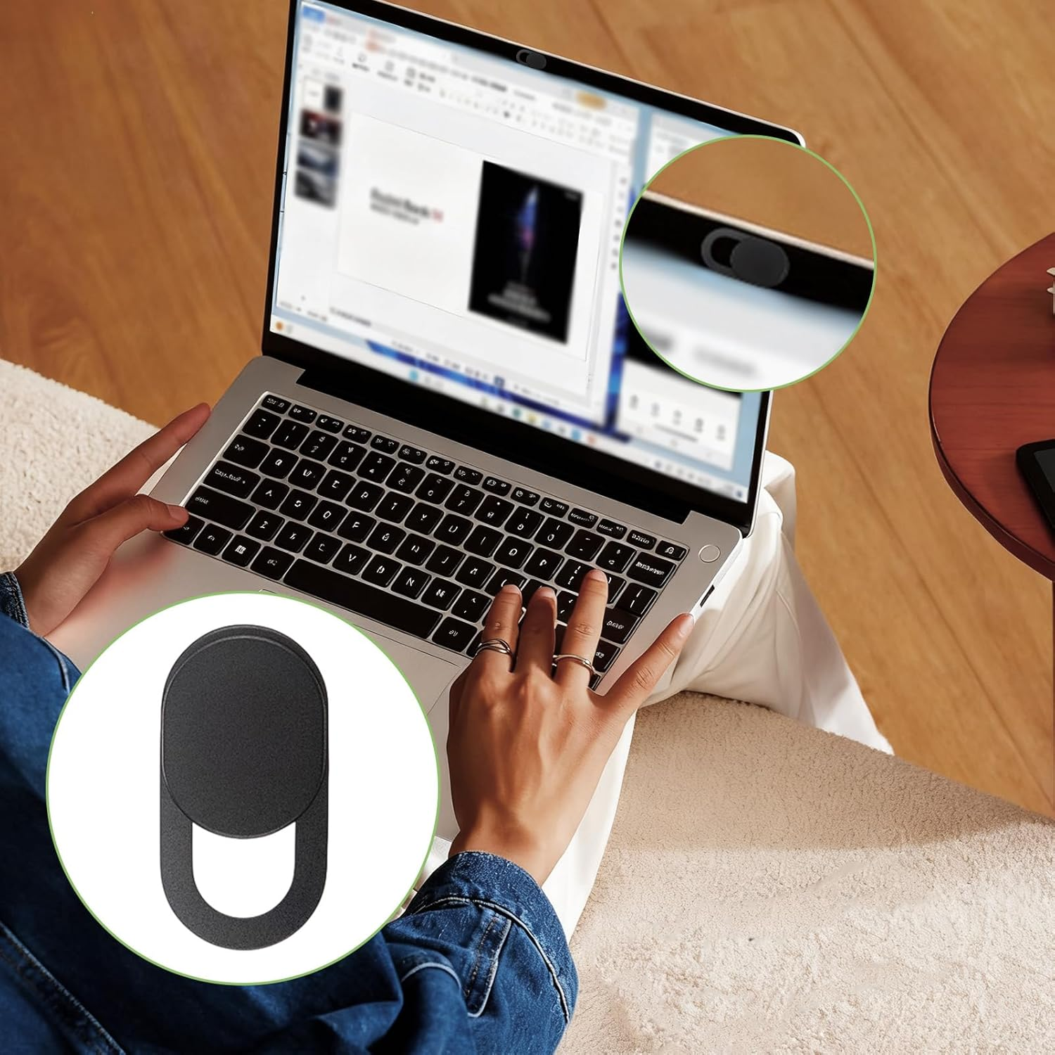 8 Pcs Laptop Camera Slide Cover, Privacy Webcam Cover, Ultra-Thin Camera Protector for PC Tablet Smartphone Computer, Prevent Peeping Secure Online Privacy Protection Easy to Use Durable image number 2