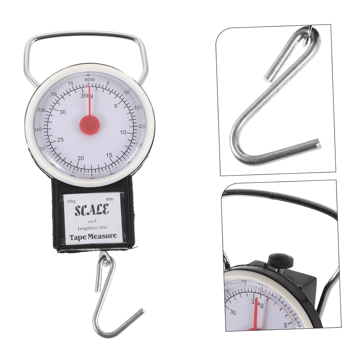 STOBAZA Portable Luggage Scale Spring Scale for Travel Design for Checking Baggage Weight at Home Airport image number 1