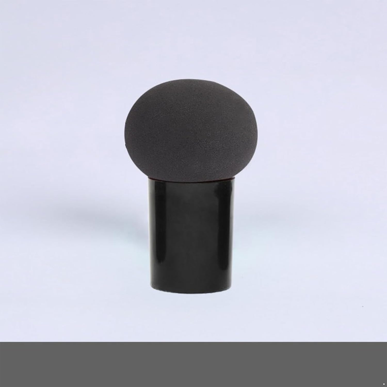 Miutii Makeup Blending Sponge Mushroom Head Powder Puff with Handle for Liquid Foundation Cream Blush Air Cushion Soft Tool 1 Piece Black One Size image number 4