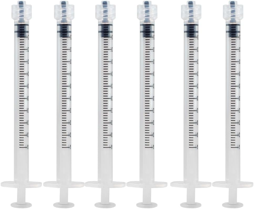 100 Pack 1Ml Syringe Low Dead Space Sterile Luer Lock without Needle