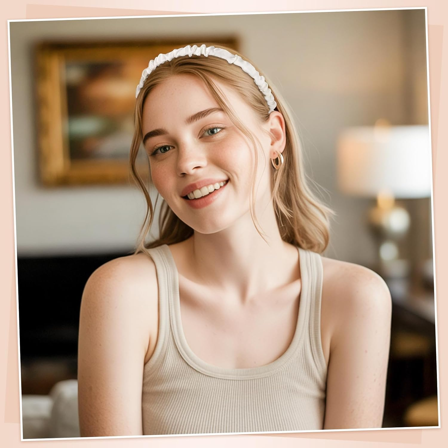 Women'S Headbands, Set of 7 Headbands, Braided Non-Slip Hair Band, Plastic Headbands for Girls and Women (7 Models) image number 5