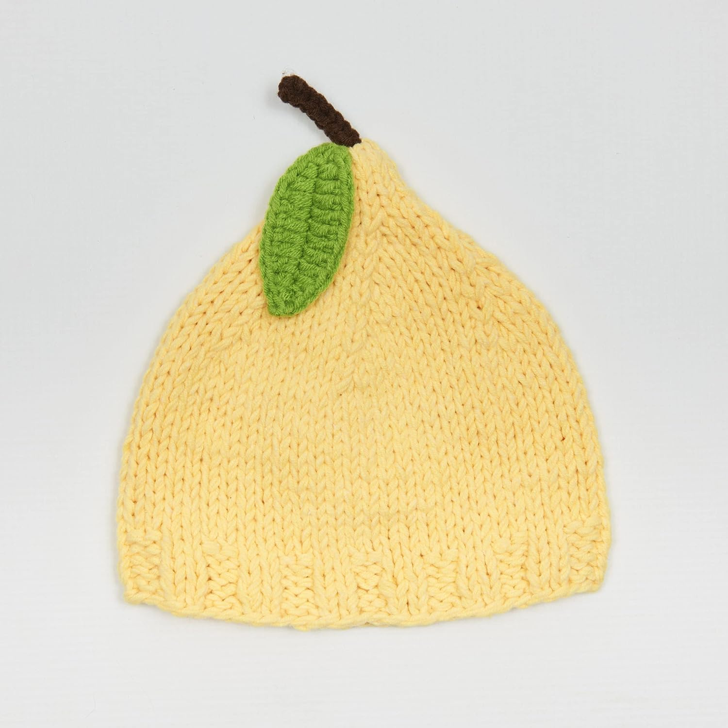 Tinker Tot Winter Baby Beanie L Lemon 4-8 Months Soft & Warm Crocket Knit Kids Beanie for Boys and Girls with Warm Earflap L Handmade Newborn Baby to Toddler Beanie Hat &ndash; M image number 4