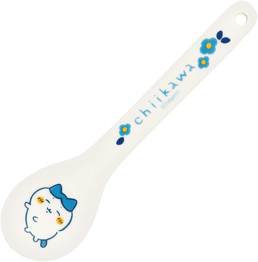 Chiwaa CKW23-850T Officially Licensed Rabbit Ceramic Teaspoon, 5.1 X 1.2 Inches (13 X 3 Cm), Flower Garden Tableware, Goods, Miscellaneous Goods, White