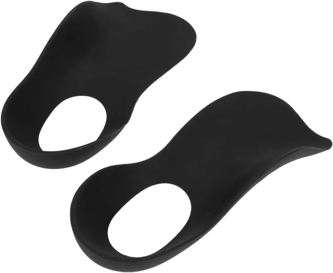 Orthopedic Arch Support Insoles for Flat Feet - XO Support Technology Plantar Fasciitis Pain Relief, Heel Cushion & Foot Correction, High Absorption Comfort Insoles for Leg Alignment (Black, L)