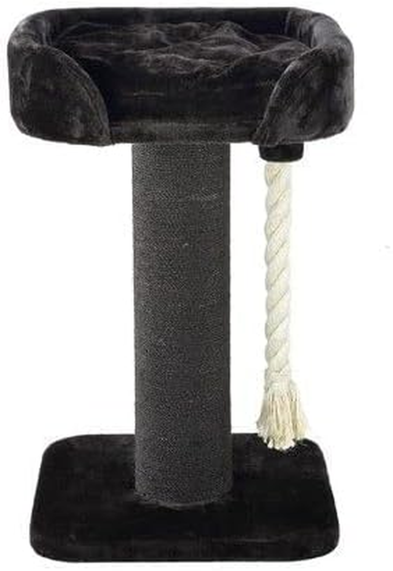 Pet Scene 98Cm Tall Cat Scratching Post Perch Bed Kitten Climbing Tower Tree Play Gym Scratcher Wooden Pet Furniture House Stand Dangling Sisal Rope