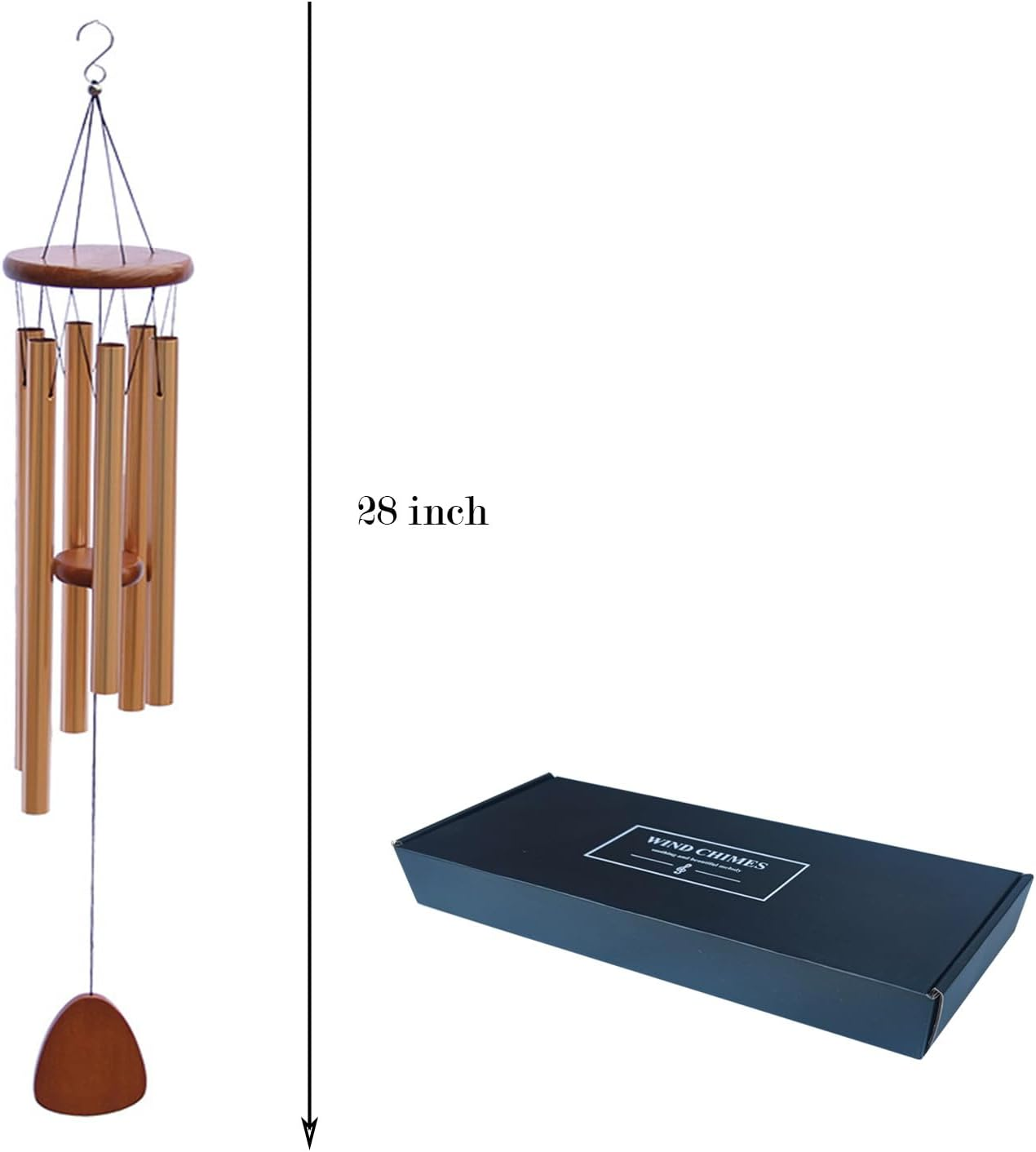 Wind Chimes,Wind Chimes Outdoor,Memorial Wind Chimes,Deep Soothing Melody Wind Chime, Commemorating Gifts Home Outdoor Decor Backyard Decor image number 6