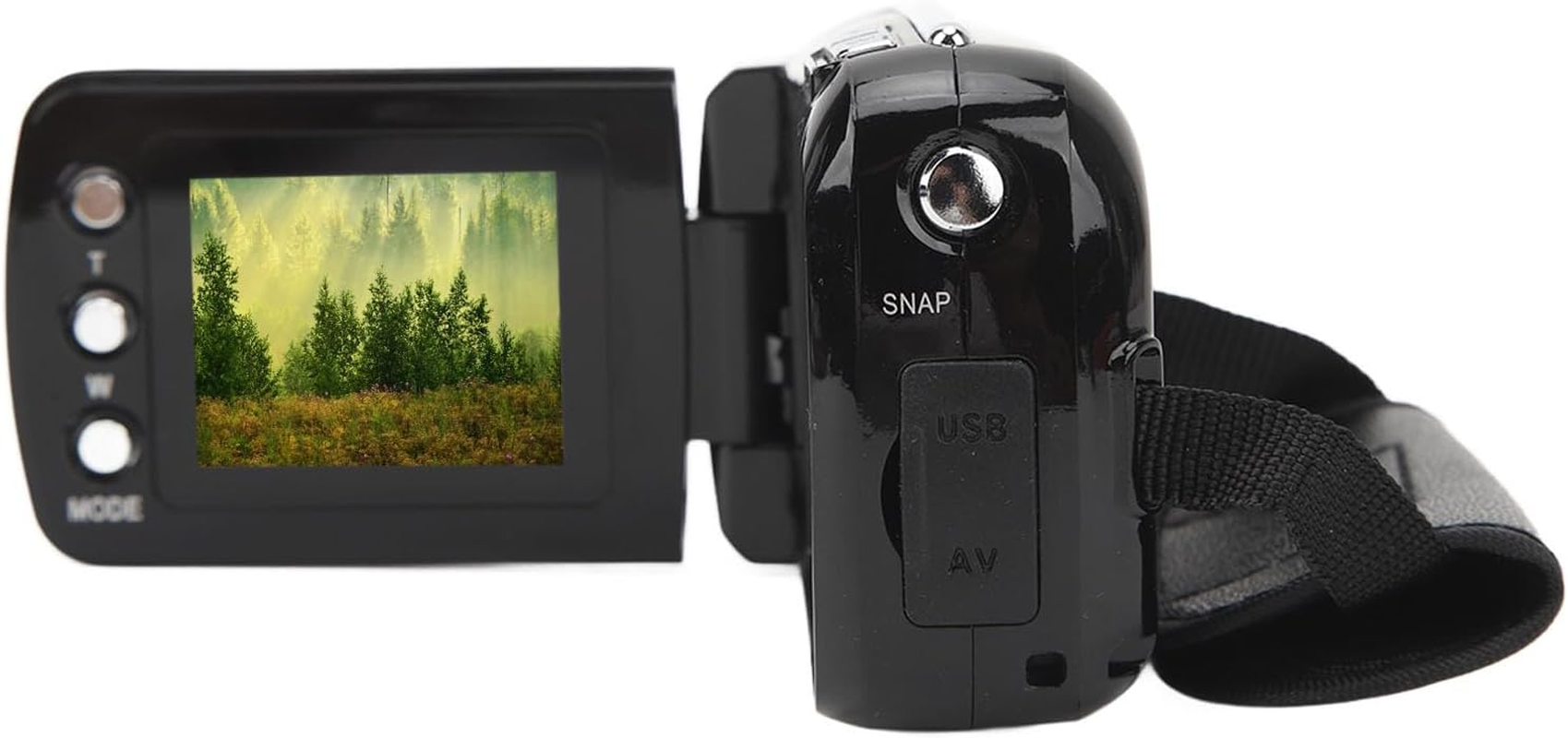 Digital Camera Recorder, 1080P 16X Digital Zoom Camcorder with 2.7 Inch Flip Screen, Vlogging Camera Recorder with USB Cable, Travel Video Recording Camera for Friends Family