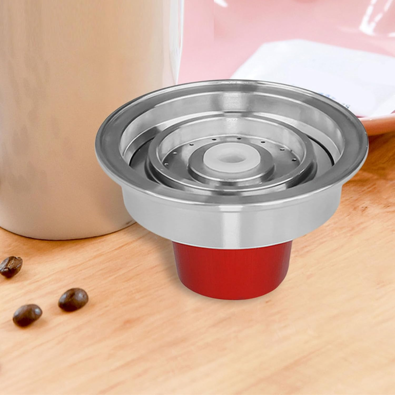 Reusable Coffee Pods Adapter for Vertuo and Original Series Machines, Stainless Steel Coffee Capsule Converter Holder, Espresso Pod Converter Holder