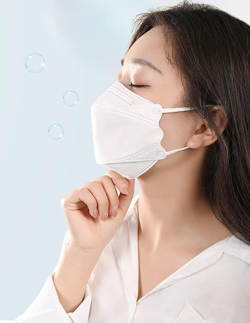 4-Ply KF94 Breathable Face Masks 3D Mouth Shields Filter image number 1