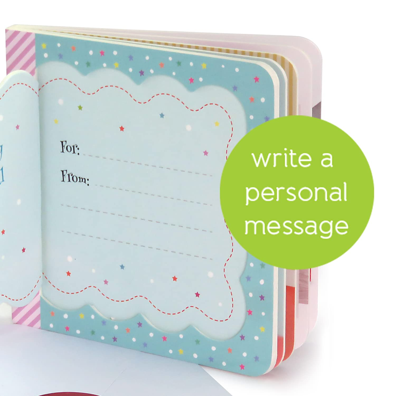 Now You Are One: Little Bird Greetings, Greeting Card Board Book with Personalization Flap, 1St Birthday Gifts for One Year Olds image number 3