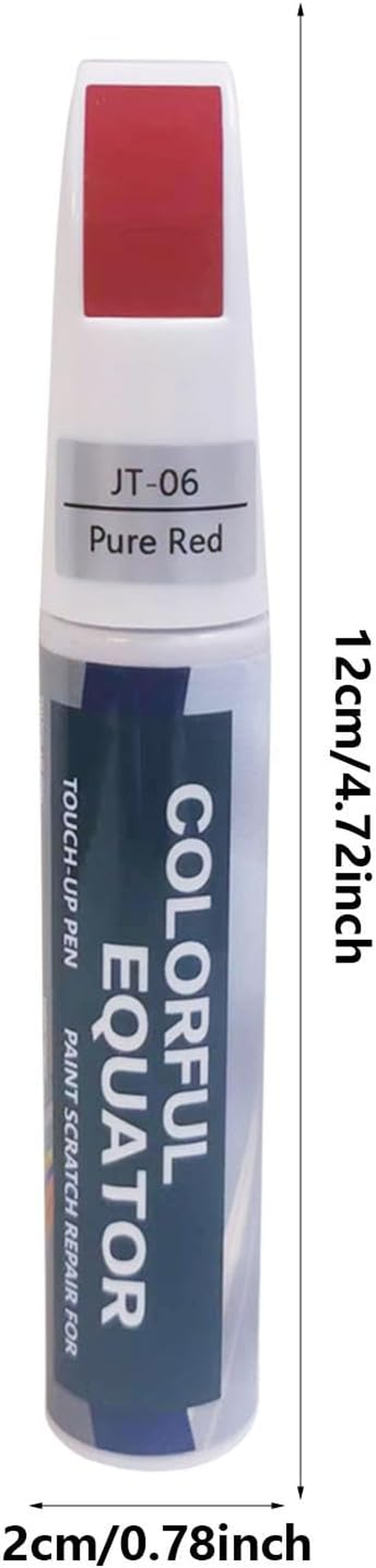 Car Scratch Repair Pen,Waterproof Portable Auto Scratch Repair Pen - Auto Paint Pen Marker, Vehicle Paint Repair Tool, Professional Car Accessories for Car Vehicle - Red image number 3