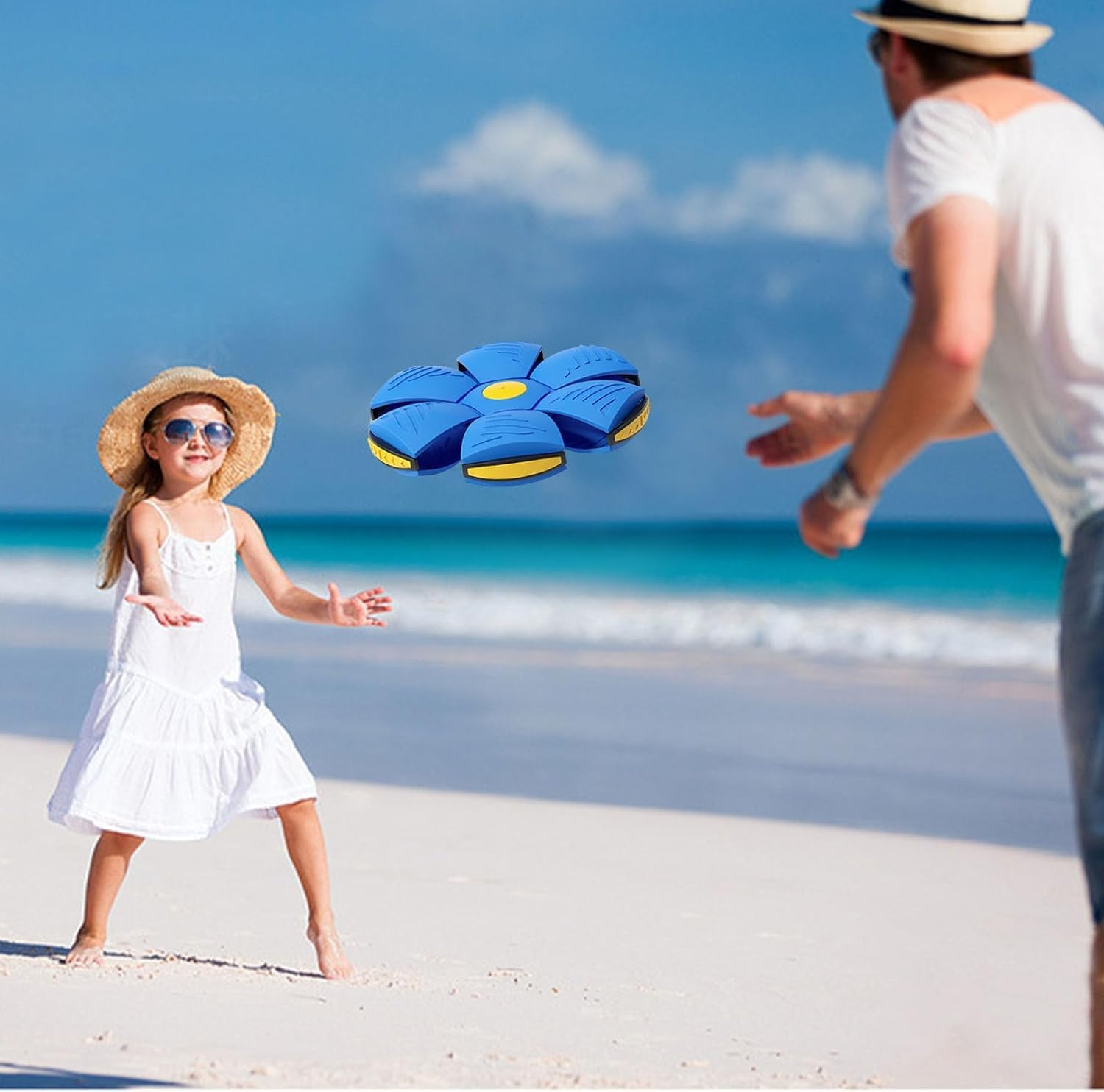 Kiuiom Flying Saucer Ball, Flying Saucer Ball for Dogs, Interactive Dog Toy, Frisbee, Pet Toy, Frisbee Ball, Dog Toy Ball, Frisbee Ball, Flying Saucer Ball image number 3