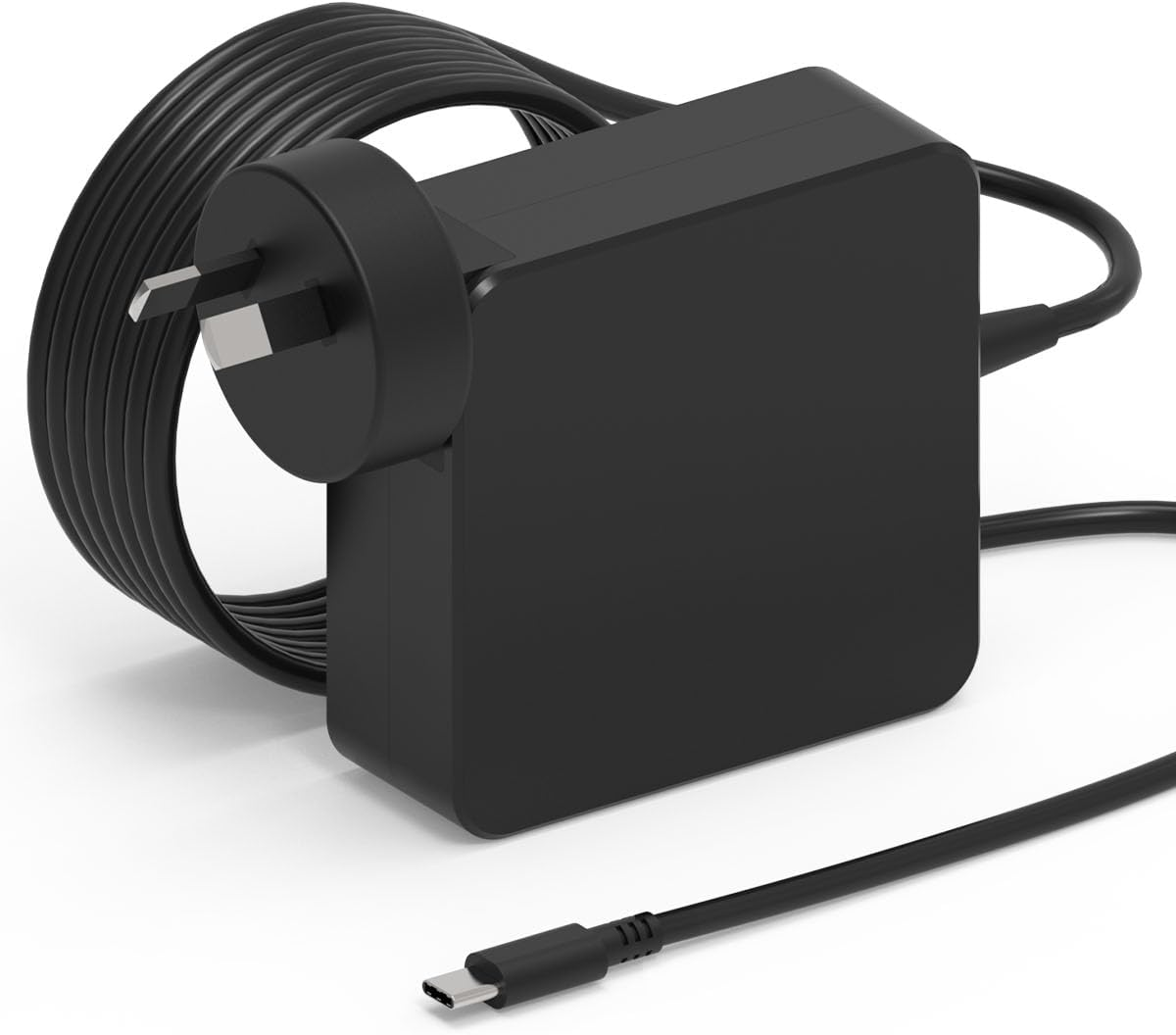 Mixyaceh Universal 65W USB C Laptop Charger, Fast Charging Compatible with Lenovo Thinkpad, Asus, Yoga, Steam Deck, HP, Acer, Chromebook and More Type C Devices