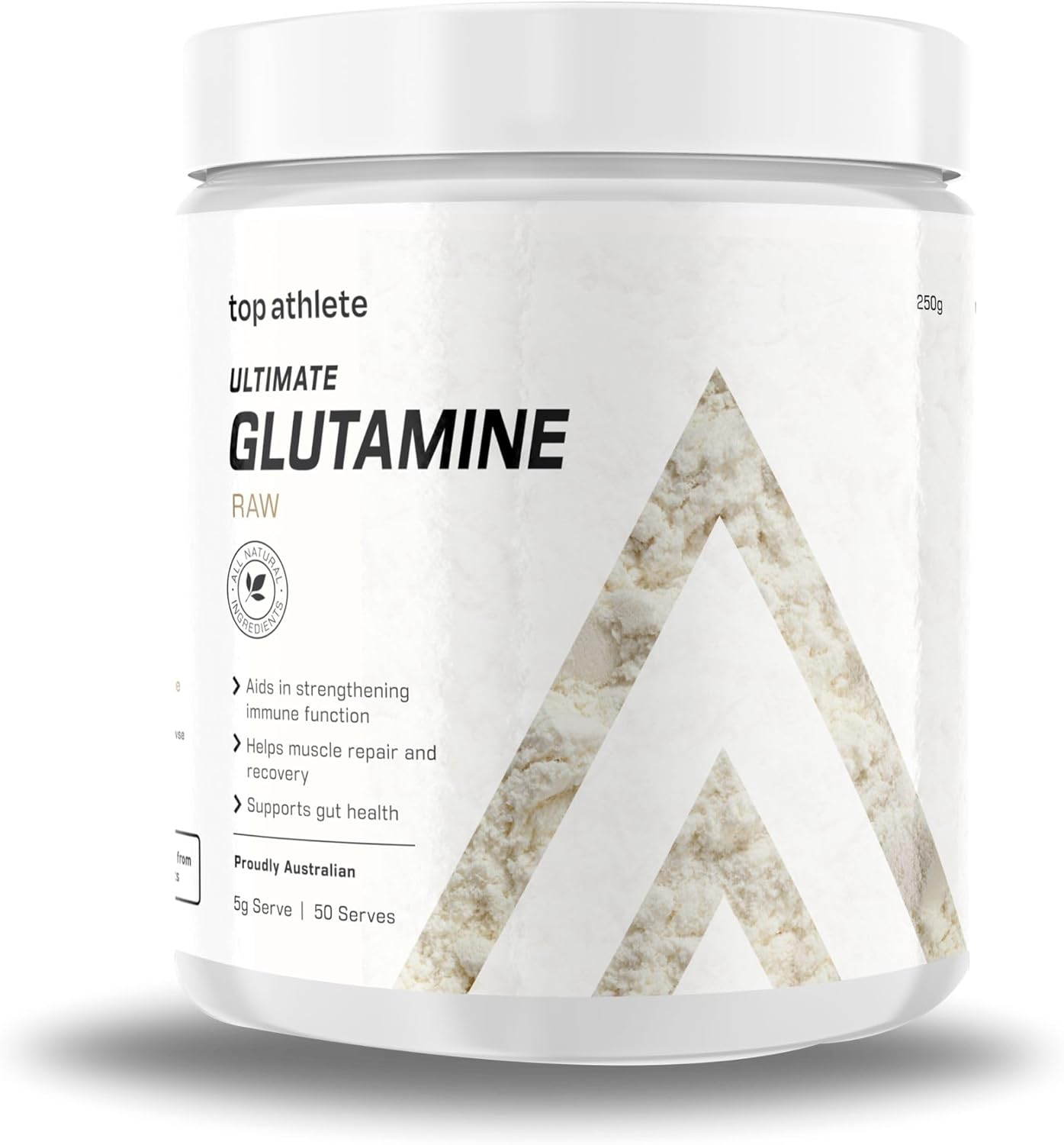 Top Athlete L-Glutamine Powder | Pharmaceutical Grade Amino Acid | Supports Muscle Recovery | Enhances Immune Function | Improves Gut Health | Unflavoured 250G (50 Serves) image number 2