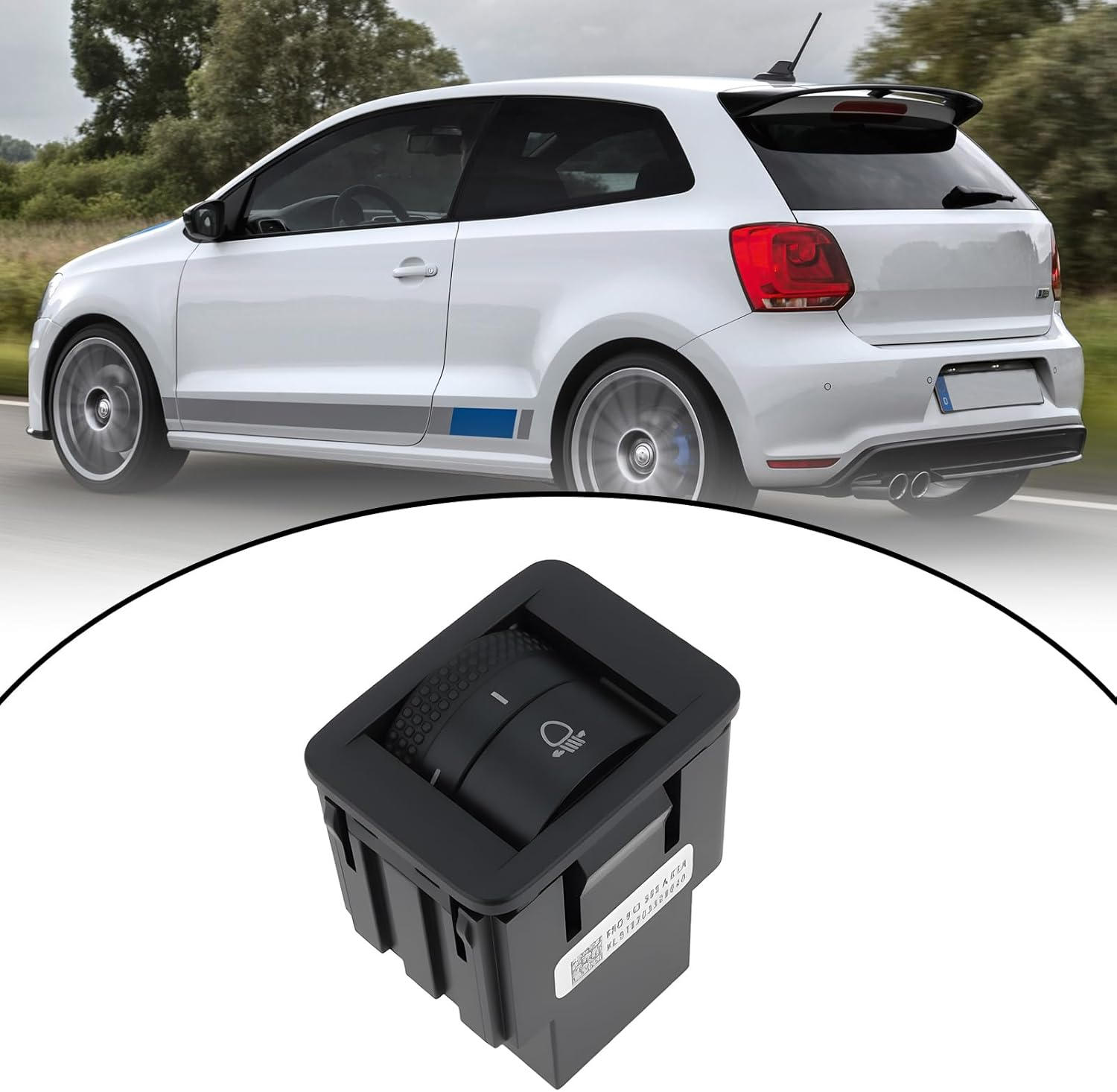 Headlight Height Adjustment Switch Dimmer 6RD941333A Compatible with Volkswagen Polo VW 6R 2014&ndash;2017 image number 1