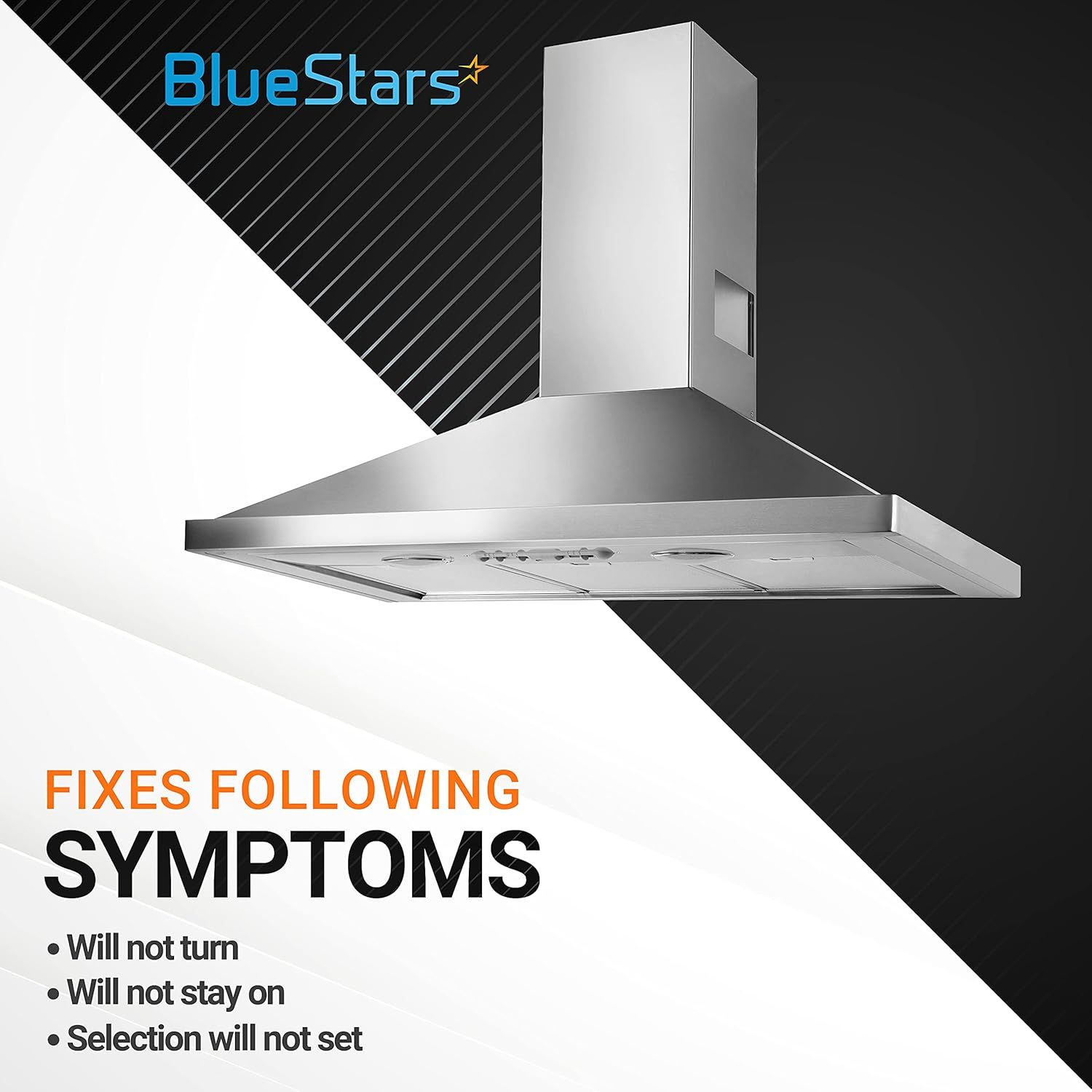 Bluestars Ultra Durable 4 Packs 811195 Ventilation Wolf Hood Knob Replacement Exact Fit for Sub-Zero Wolf - Replaces 805328 KIP5D44 5D44 B002MFNQ34 image number 1