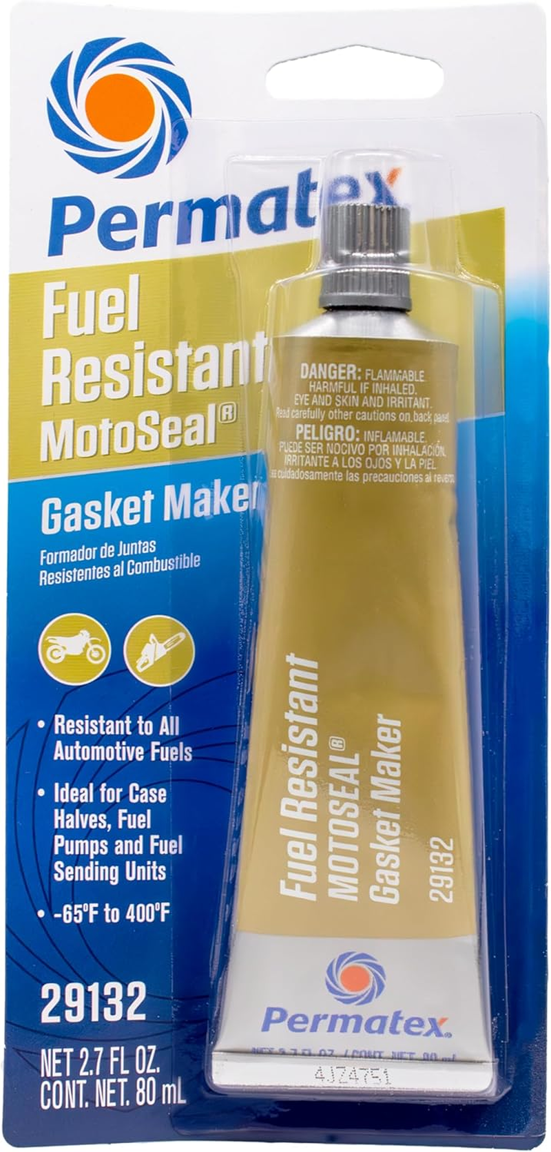 Permatex 29132 Motoseal Ultimate Gasket Maker, Grey, 80 Ml image number 3
