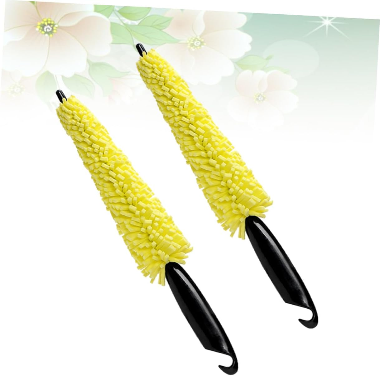 ANDRESLAD 2Pcs Car Wheel Cleaning Brush and Tyre Rim Detailing Brush Set Sponge for Auto Wheel Care and Car Detailing in Australia image number 6