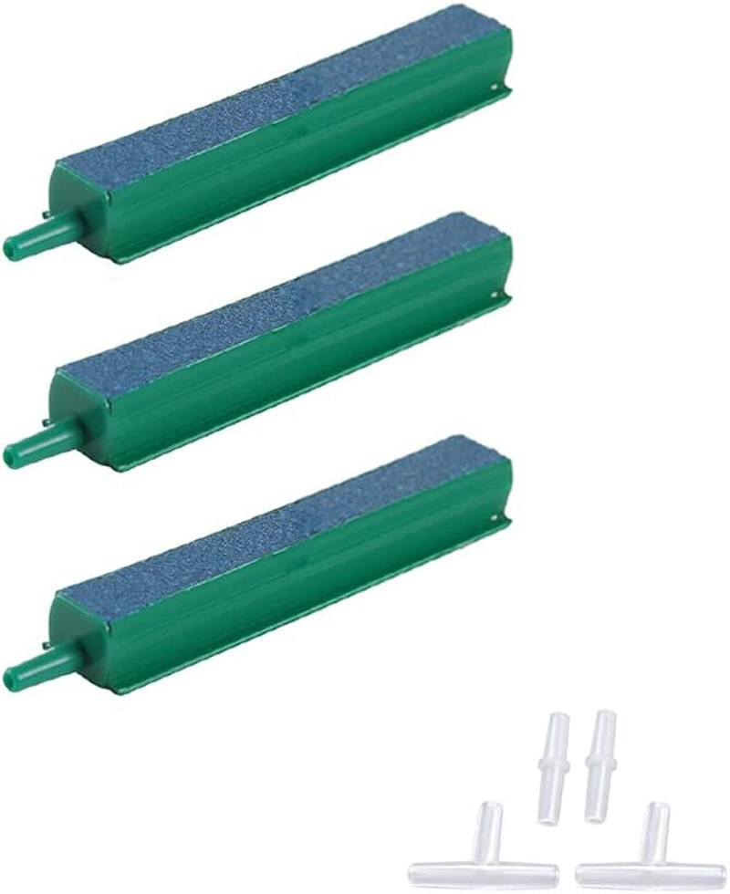 ALEGI Fish Tank Air Bubble 3-Piece Air Stone Bars for Aquarium,Air Stone Bar Hydroponics with Connectors,10 Inch image number 6