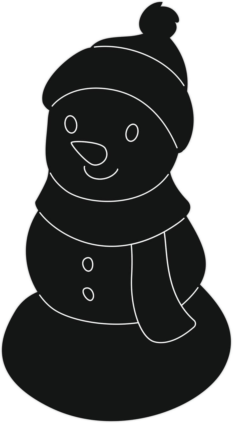 Ursus 24540004F - Magic Scratching Motifs Christmas, Black, with Rainbow Effect, 6 Sheets 250 G/M&sup2;, Includes 1 Bamboo Pen, Sticker Eyes and Scratching Instructions, Ideal as a Gift, Colourful image number 1