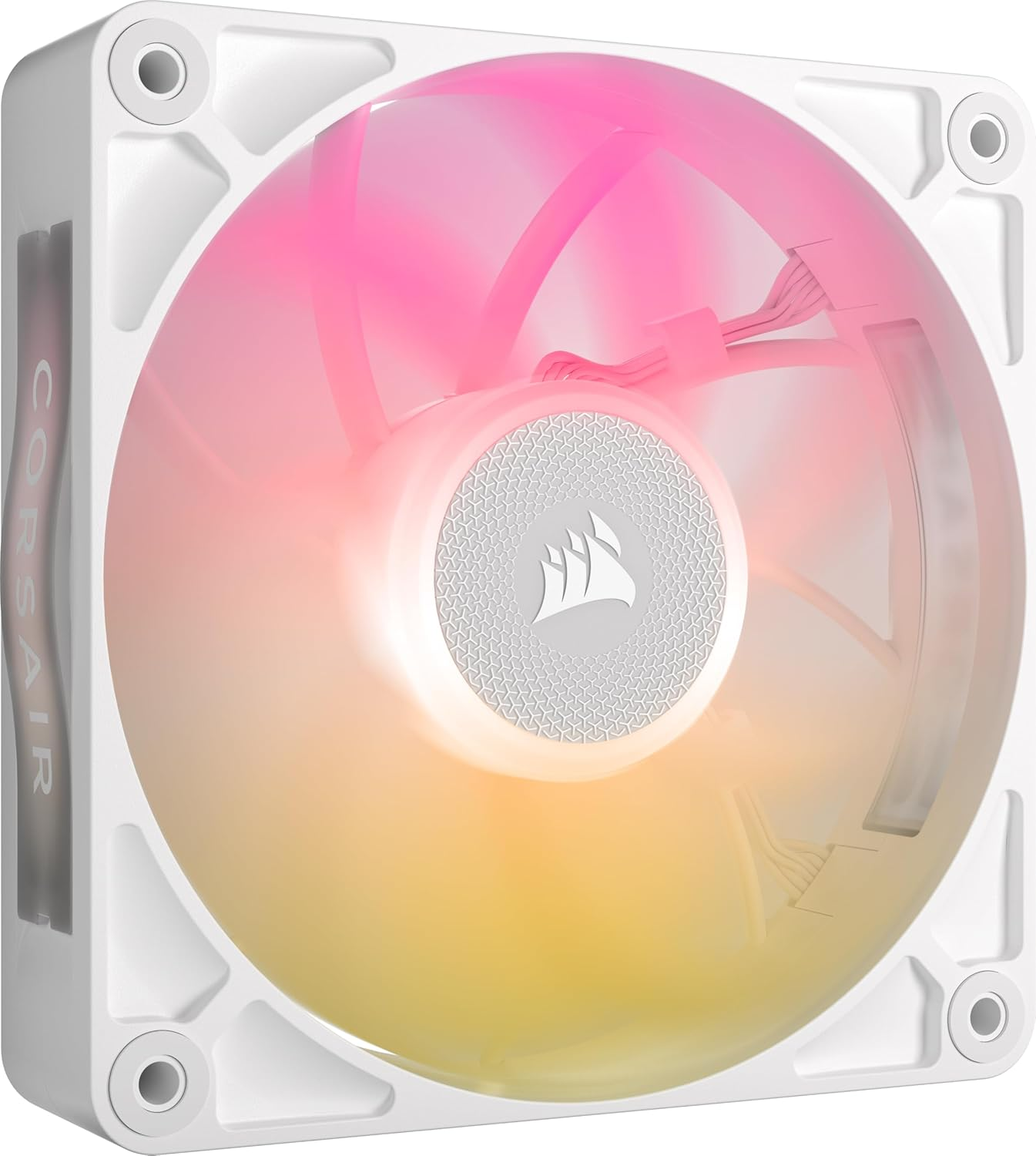 CORSAIR Icue Link RX140 MAX RGB 140Mm PWM Thick Fan &ndash; High-Static Pressure &ndash; Magnetic Dome Bearing &ndash; Single Fan &ndash; White