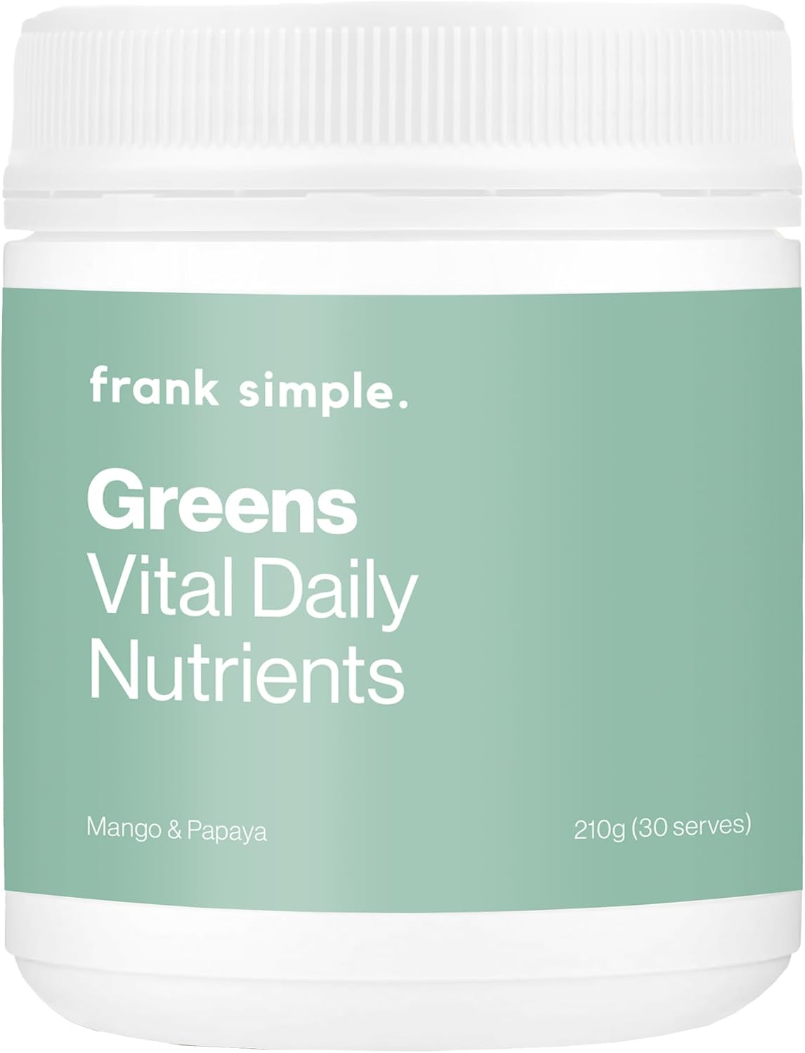Frank Simple Greens Vital Daily Nutrients Tub 210 G image number 2