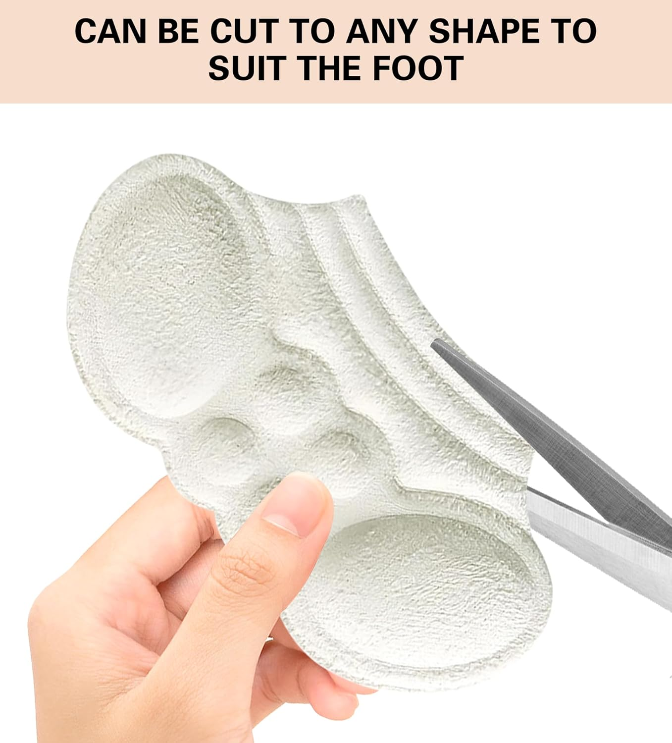 YBVABE Heel Grips for Shoes Too Big - 6 Pieces Heel Cushion Inserts for Loose Shoes, 5D Heel Pads/Protectors/Shoe Filler for Tighter Fit for Men and Women image number 2