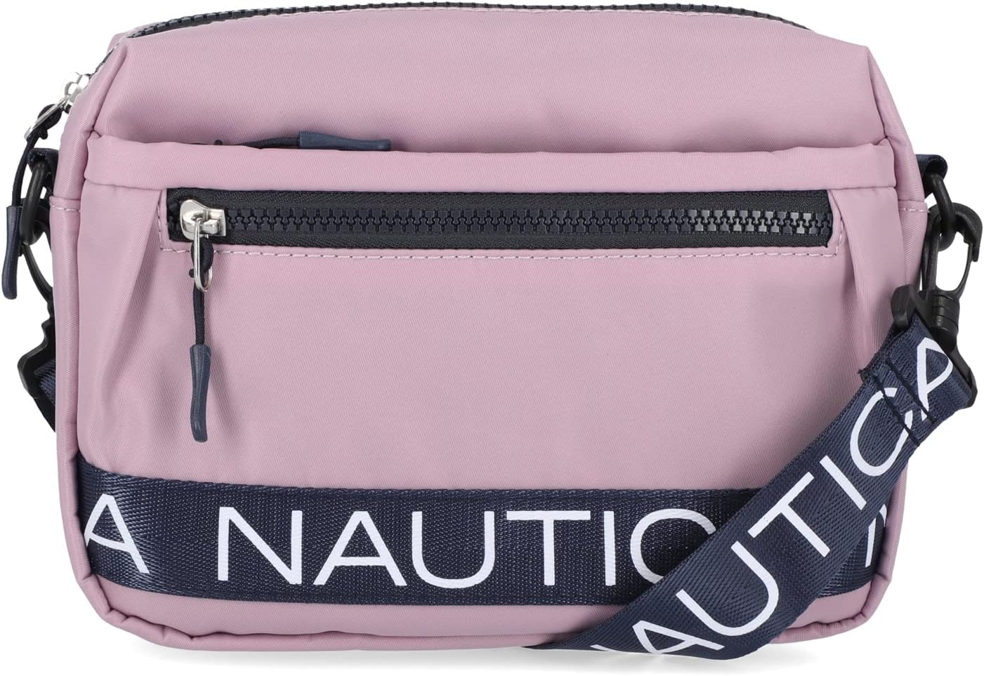 Nautica Womens Nautica Nylon Bean Bag Crossbody/Belt Bag with Adjustable Shoulder Strap - Hot Pink image number 2