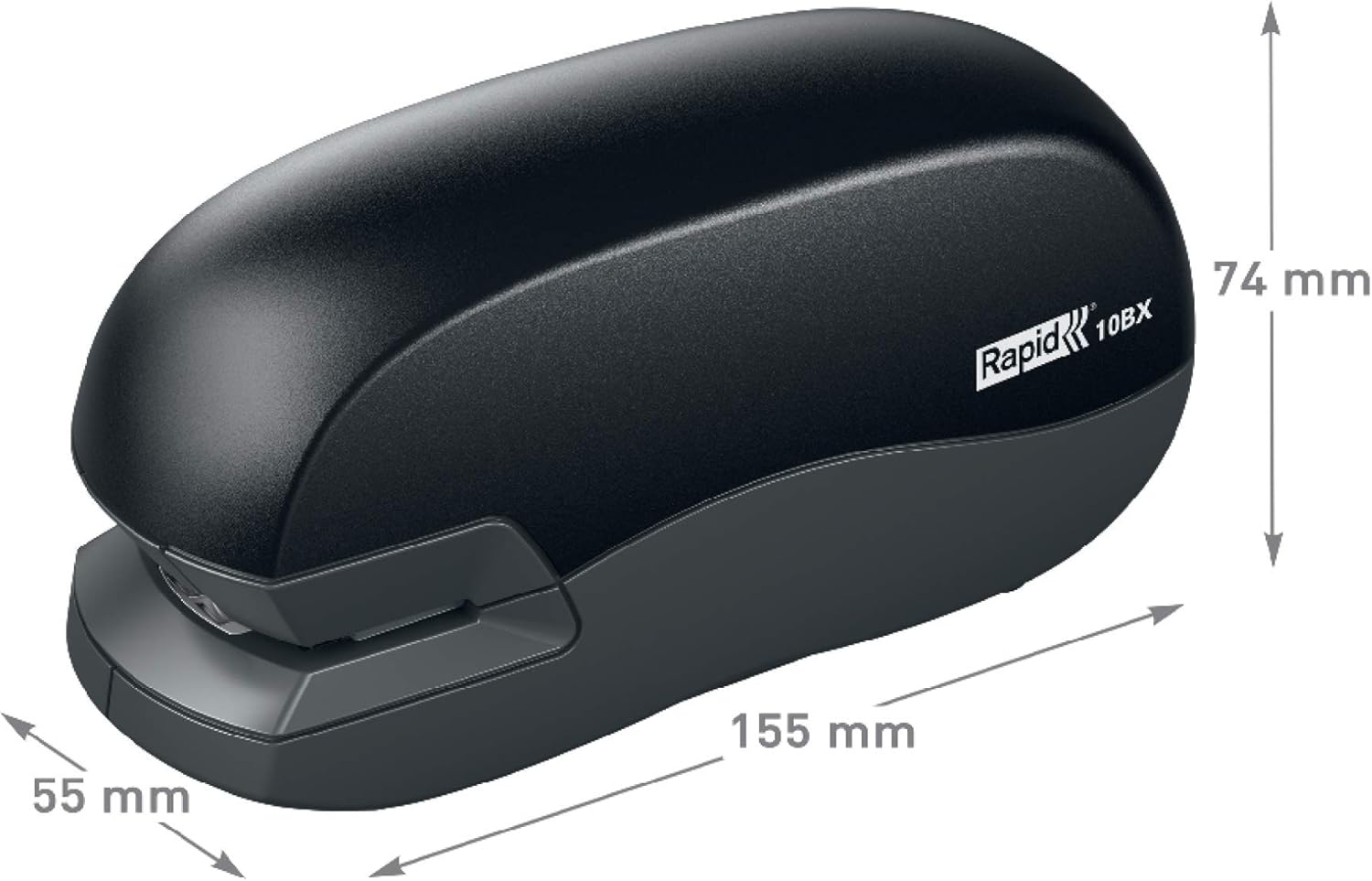 Rapid 5000294 10BX Fixativ Mobile Electric Stapler - Black