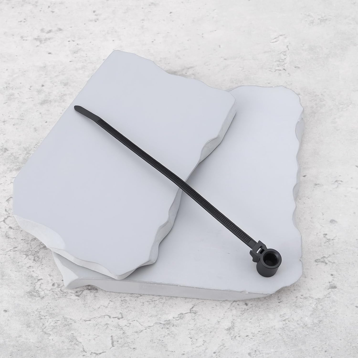 LT Easiyl 20Pcs 5X160Mm Motorcycle Wire Zip Cable Ties 5Mm Hole Motorcycles Scooters image number 5