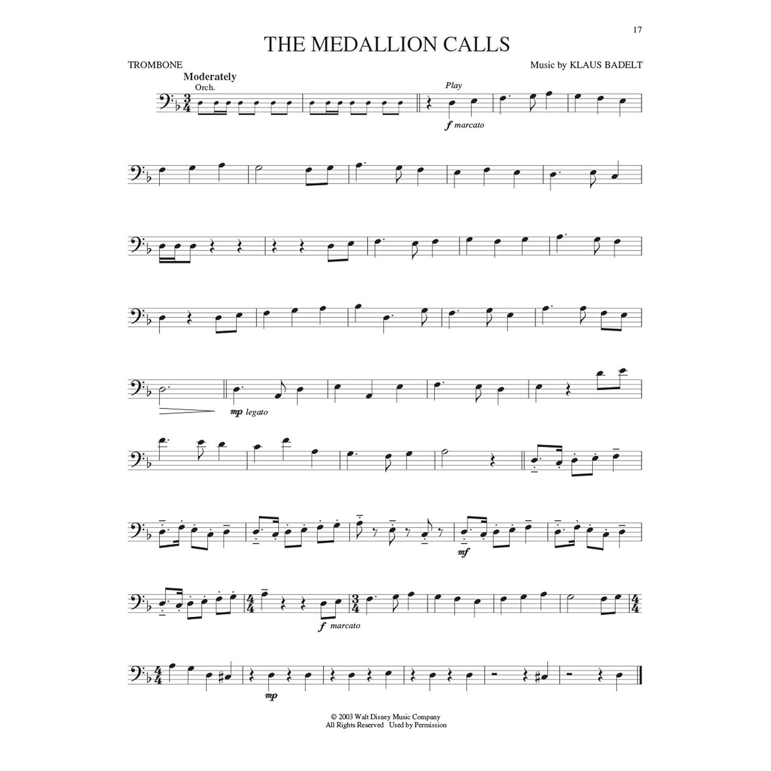 Pirates of the Caribbean: for Trombone (Hal Leonard Instrumental Play-Along): Instrumental Play-Along - from the Motion Picture Soundtrack image number 2