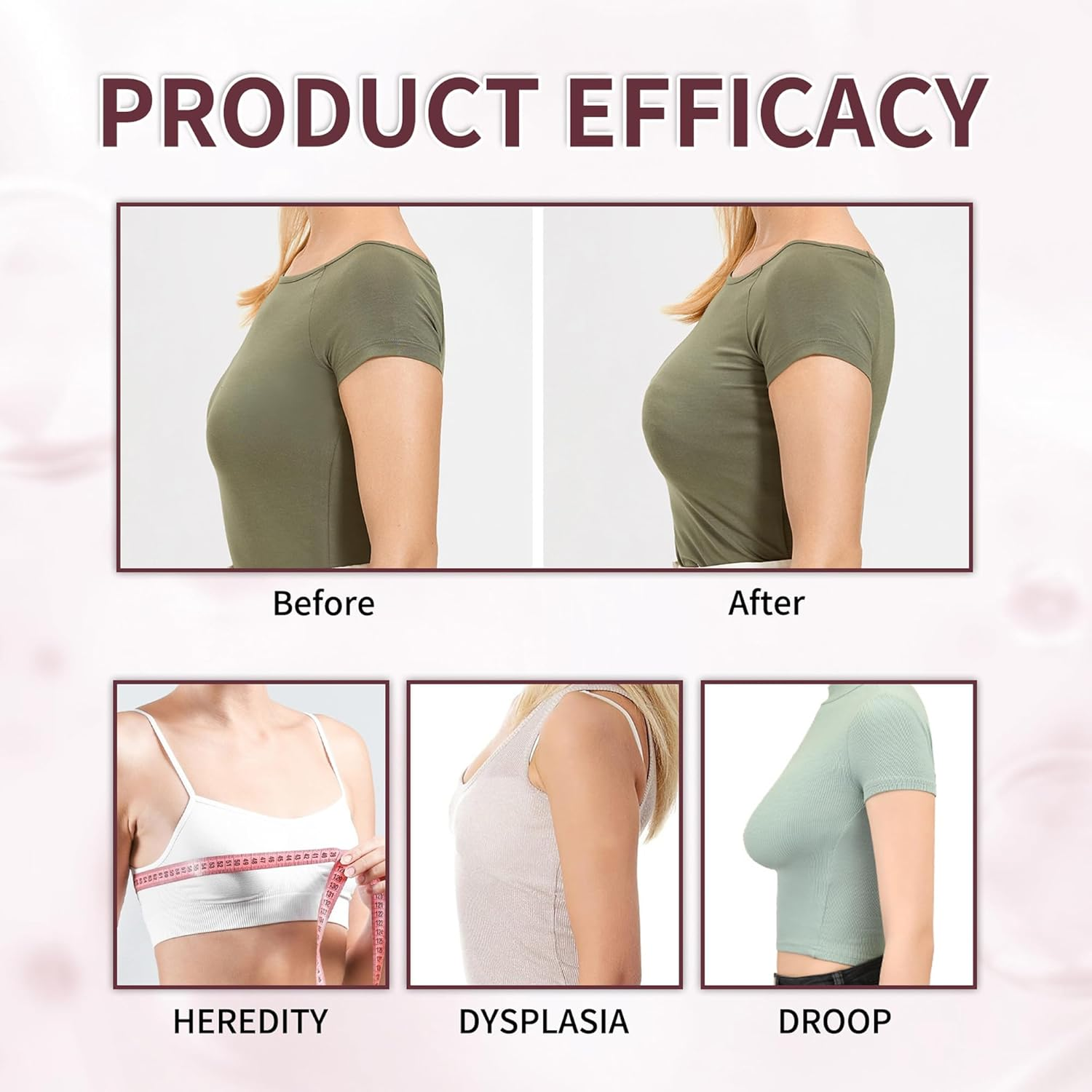 Bust Lift Oil - Natural Chest Care for Firming & Lifting, Lightweight Non-Greasy Formula, Hydrating, Plumping & Massage for Enhanced Shape image number 3