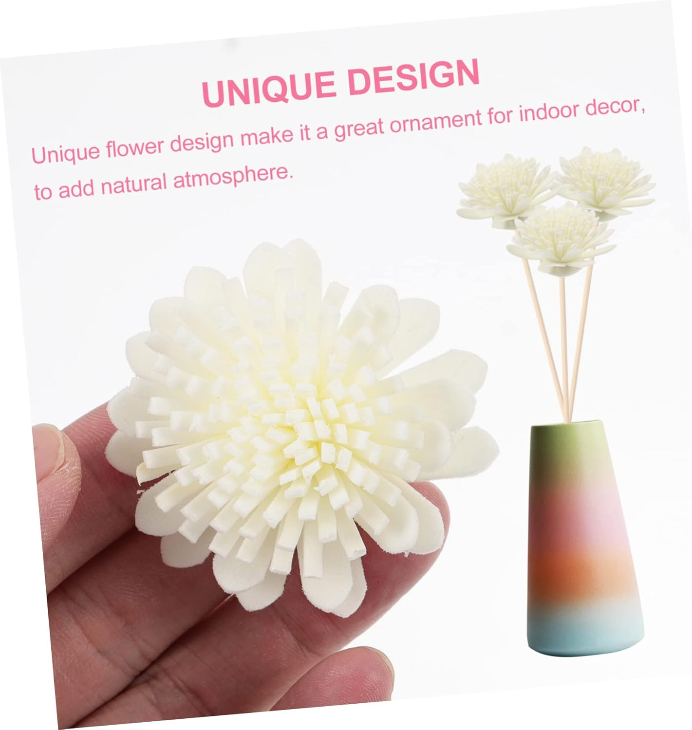 300Pcs Diffuser Flowers Aroma Chrysanthemum Scented Aroma Flowers Accessories for Home Office Aromatherapy Diffuser Scent