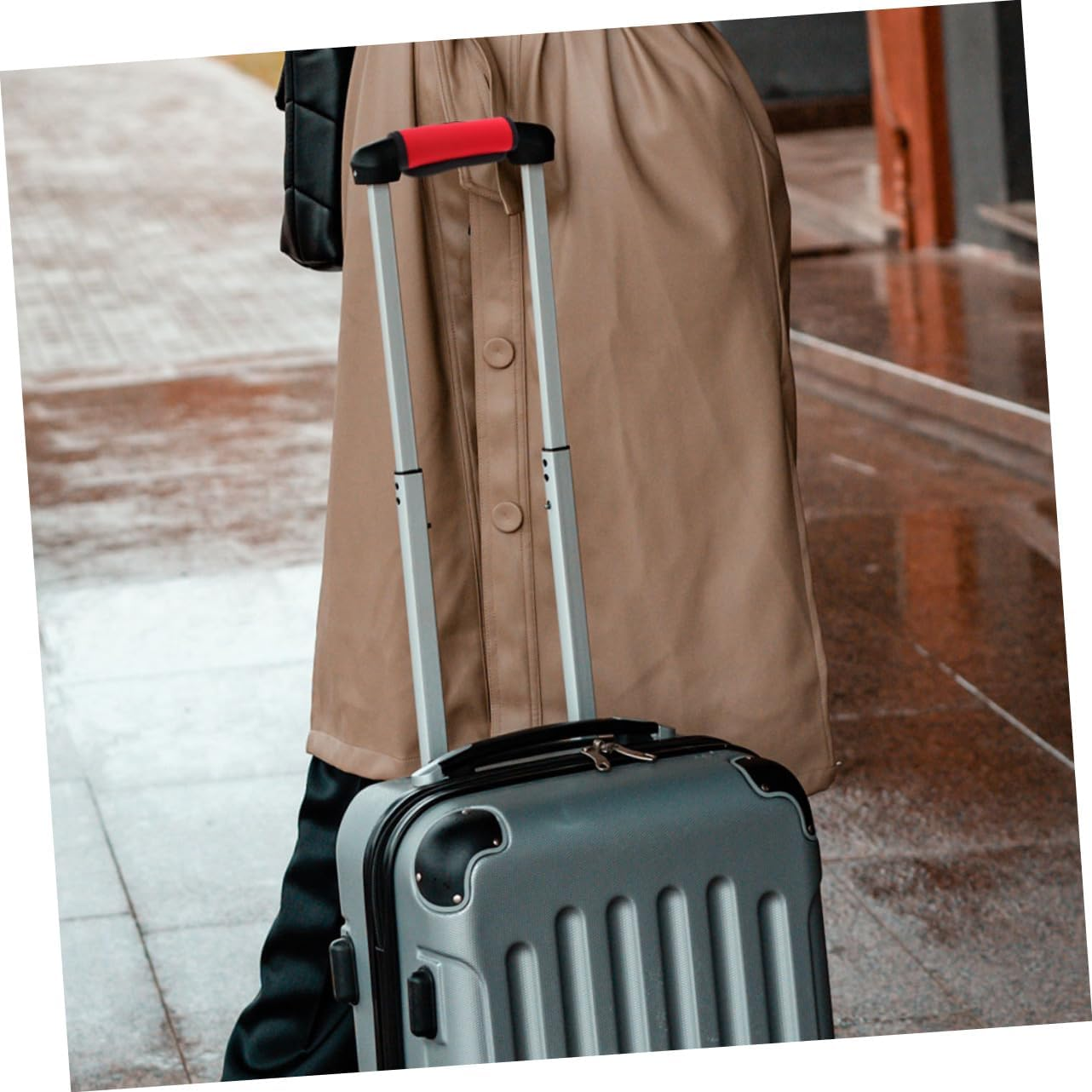 WESIEVYA 2Pcs Reusable Luggage Handle Wrap Covers Suitcase Handle Grips for Moving Bags