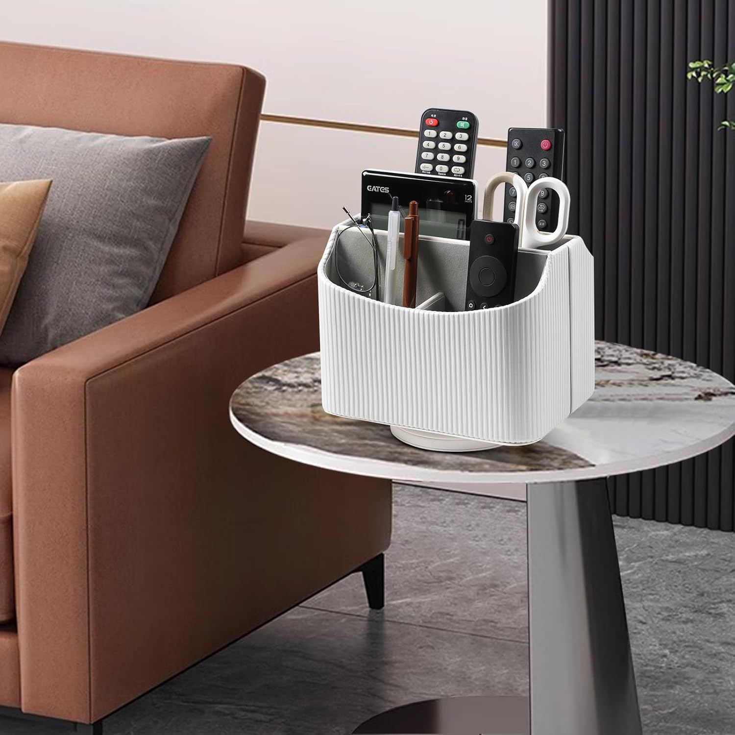 Remote Control Holder (Cream-White)