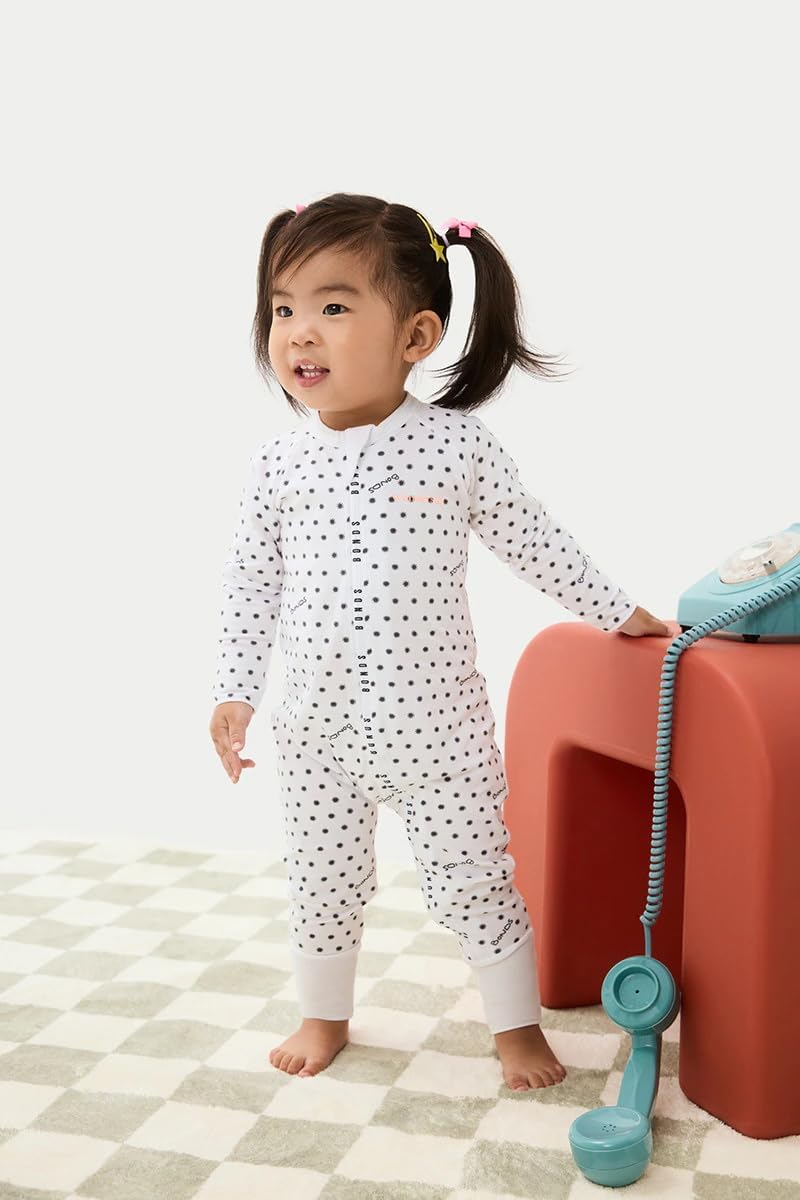 Bonds Baby Wondercool Zippy - Zip Wondersuit, Sunshine Baby image number 6