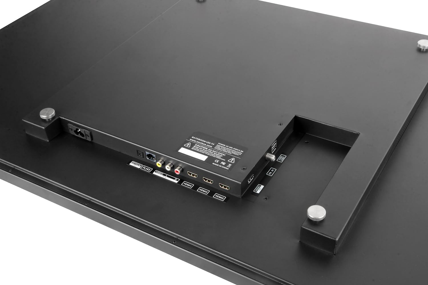 Elecsung 32 INCH Smart Mirror TV for Bathroom, 4K UHD, IPX6 Waterproof, Google, ATSC DTV Television, Voice Control with Wi-Fi & Bluetooth,The Latest Model