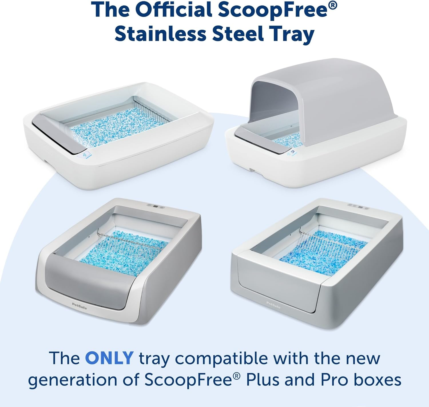 Petsafe Scoopfree Reusable Stainless Steel Litter Tray image number 3