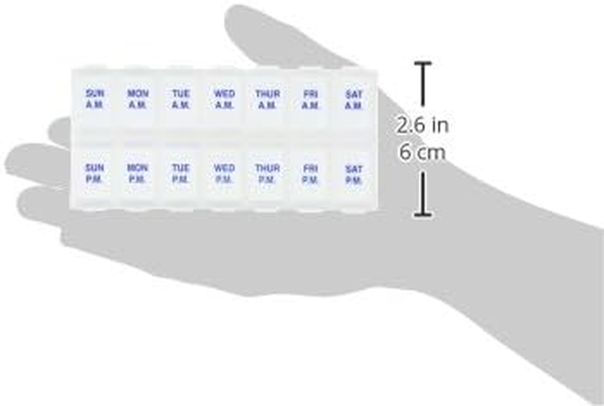 EZY DOSE Small Two a Day Pill Organiser - Pack of 2 image number 4