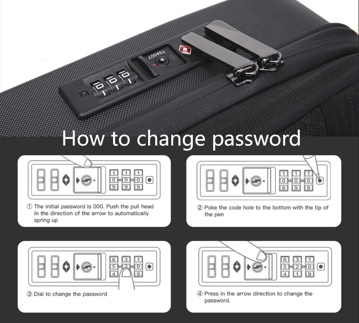 OGOEEN Starlink Mini Travel Bag, Anti-Theft & Water-Resistant Backpack for Starlink Dish and All Accessories, Fits for Camping, RV Trip 17 Inch, Black, 17.5*12.0*3.9In, Hard Shell Backpack image number 2