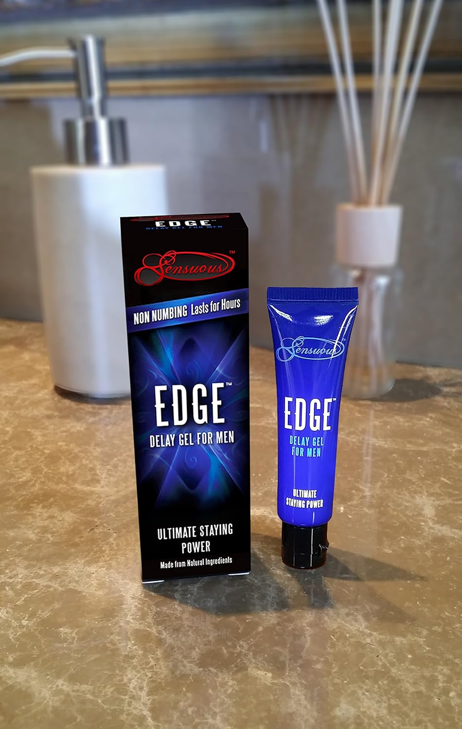Edge Delay Gel for Men Ultimate Staying Power Non Numbing Creme All Natural